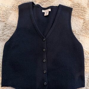 Sincerely Jules Navy Knit Vest